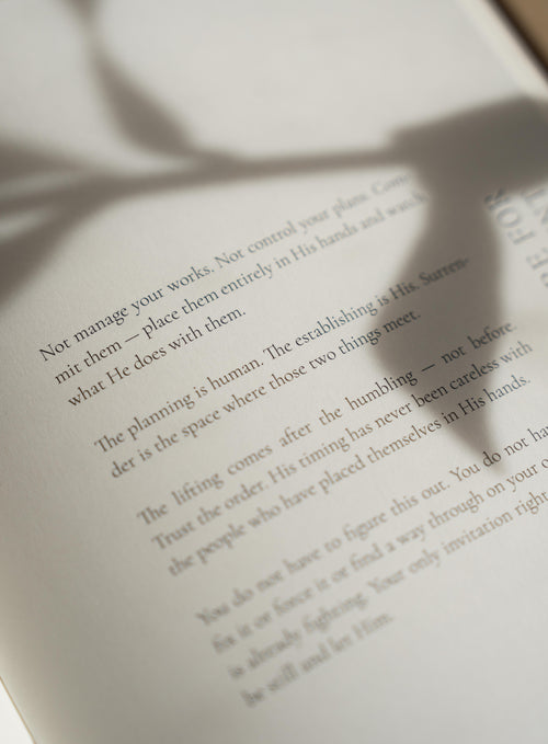 A place within the Seasons Journal to meet Scripture in the midst of what you are carrying — to pause over the words, consider them slowly, and let them become something you return to.